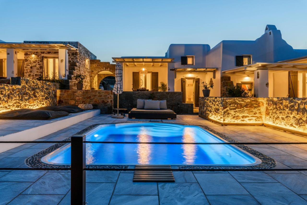 Aurora Mykonos Villas Kalafati Exteriör bild